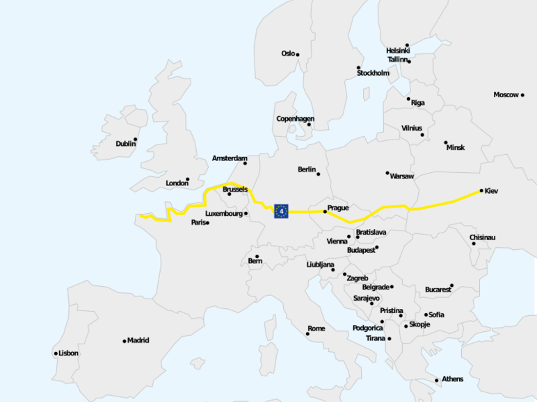 Eurovelo 2025 4 étapes